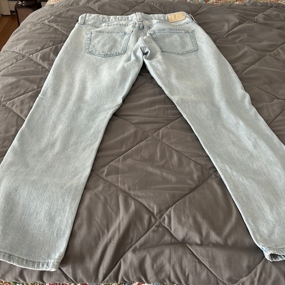 AG faded, distressed ‘Ex boyfriend slim’ in cloudy / faded blue. - Picture 6 of 9